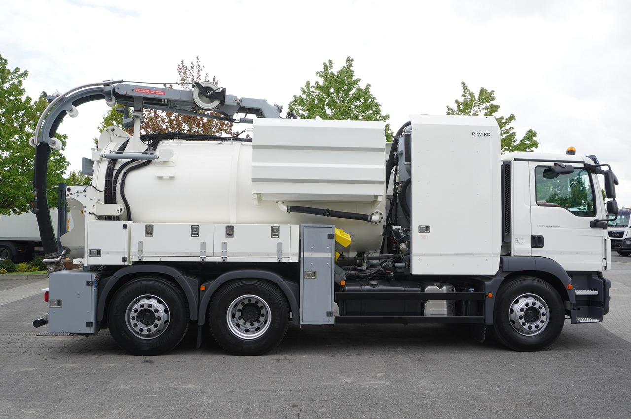 MAN TGM 26.340 E6 / RIVARD sewage cleaner 11.8 m3 / 170 tho. km / steered axle - Xe tải chân không: hình 2 MAN TGM 26.340 E6 / RIVARD sewage cleaner 11.8 m3 / 170 tho. km / steered axle - Xe tải chân không: hình 2