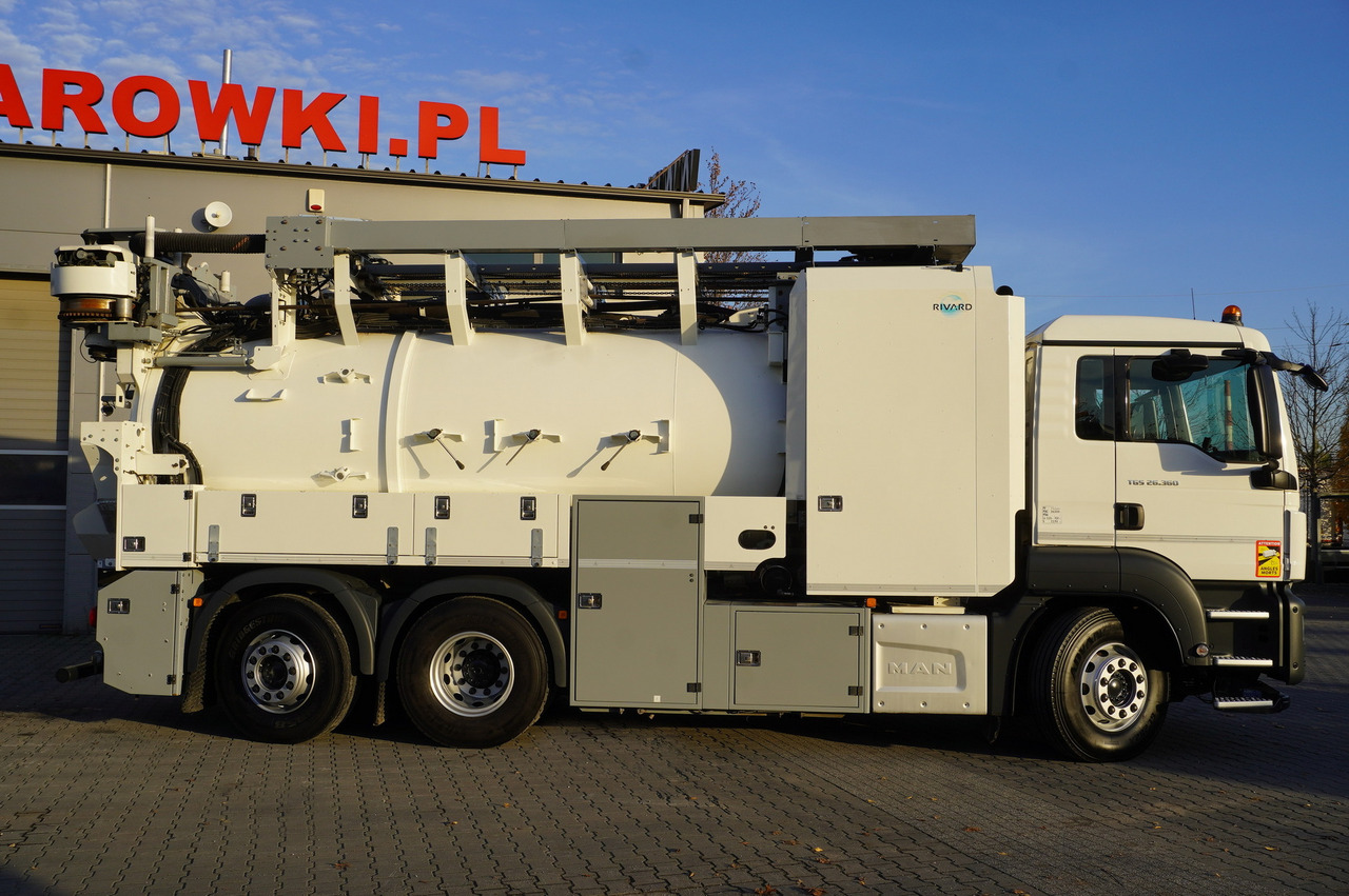 MAN TGS 26.360 E6 / RIVARD sewage cleaner 18 m3 / 180 tho. km / steering axle / 2 units - Xe tải chân không: hình 3 MAN TGS 26.360 E6 / RIVARD sewage cleaner 18 m3 / 180 tho. km / steering axle / 2 units - Xe tải chân không: hình 3