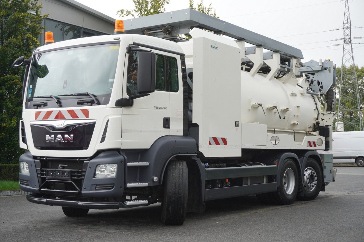 MAN TGS 26.360 E6 / RIVARD sewage cleaner 18 m3 / 90 tho. km / steering axle / 2 units - Xe tải chân không: hình 2 MAN TGS 26.360 E6 / RIVARD sewage cleaner 18 m3 / 90 tho. km / steering axle / 2 units - Xe tải chân không: hình 2