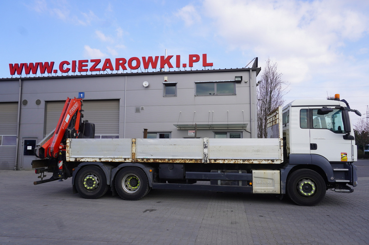 MAN TGS 26.360 Flatbed / Fassi F175 7.7 T / steered 3rd axle - Xe cẩu tự hành: hình 3 MAN TGS 26.360 Flatbed / Fassi F175 7.7 T / steered 3rd axle - Xe cẩu tự hành: hình 3