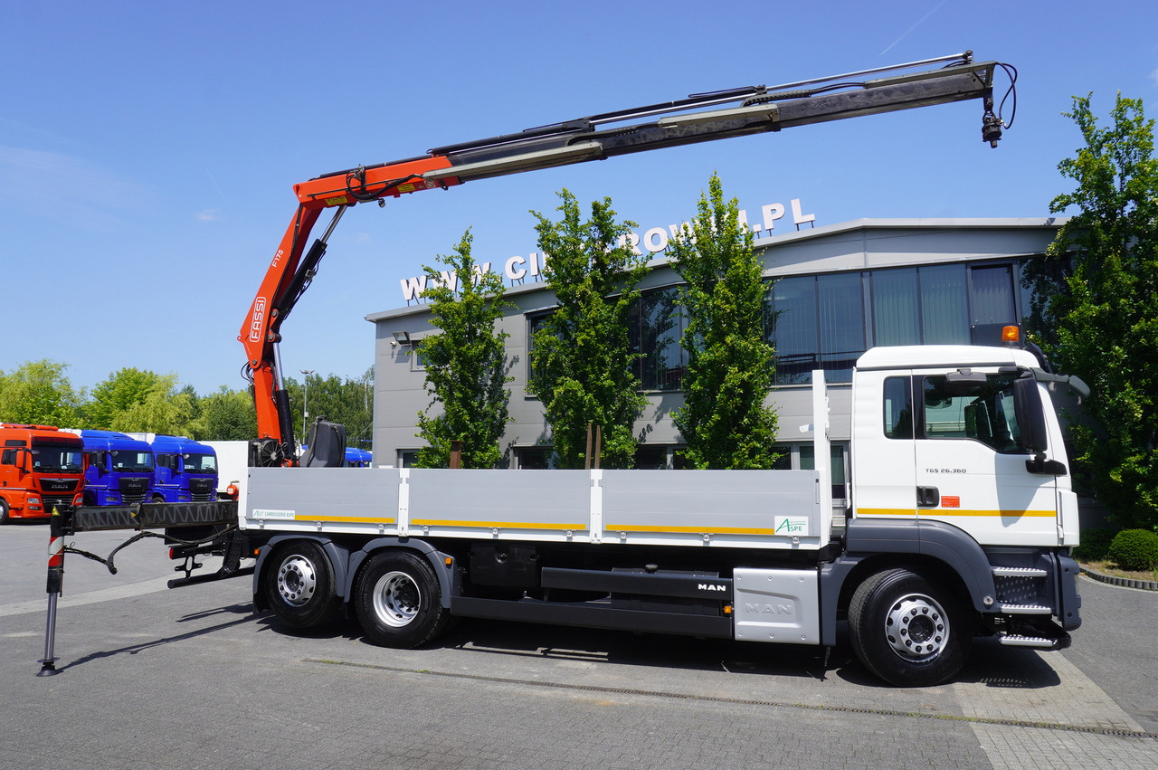 MAN TGS 26.360 Flatbed / Fassi F175 7.7 T / steered 3rd axle - Xe cẩu tự hành: hình 4 MAN TGS 26.360 Flatbed / Fassi F175 7.7 T / steered 3rd axle - Xe cẩu tự hành: hình 4