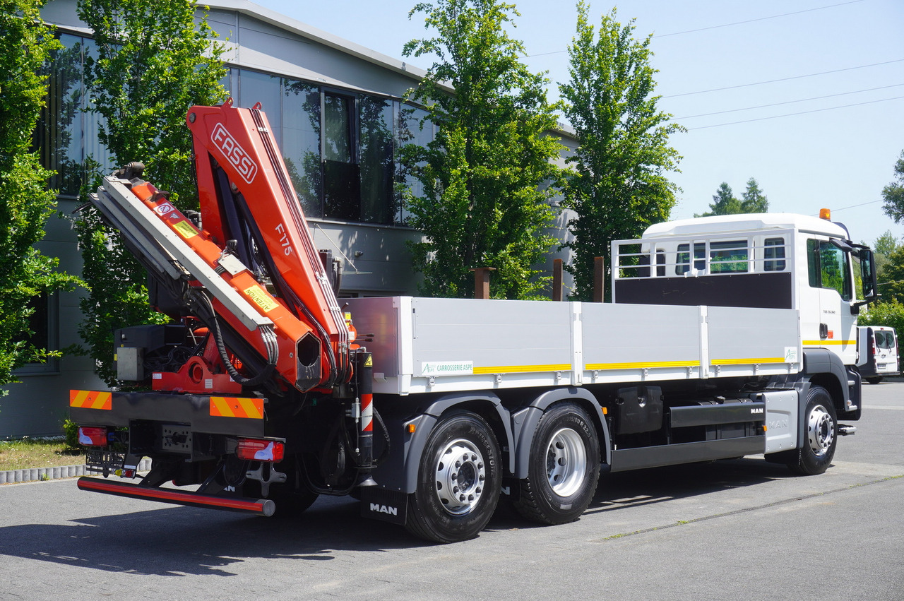 MAN TGS 26.360 Flatbed / Fassi F175 7.7 T / steered 3rd axle - Xe cẩu tự hành: hình 5 MAN TGS 26.360 Flatbed / Fassi F175 7.7 T / steered 3rd axle - Xe cẩu tự hành: hình 5