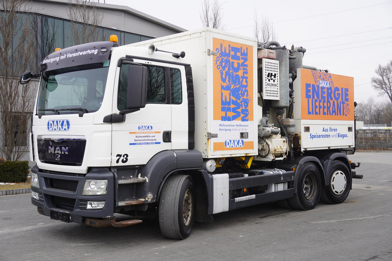 MAN TGS 26.360 / Holzmann Fahrzeugbau HBS 28/120.00 kitchen waste vehicle / Euro 5 - Xe tải chở rác: hình 1 MAN TGS 26.360 / Holzmann Fahrzeugbau HBS 28/120.00 kitchen waste vehicle / Euro 5 - Xe tải chở rác: hình 1