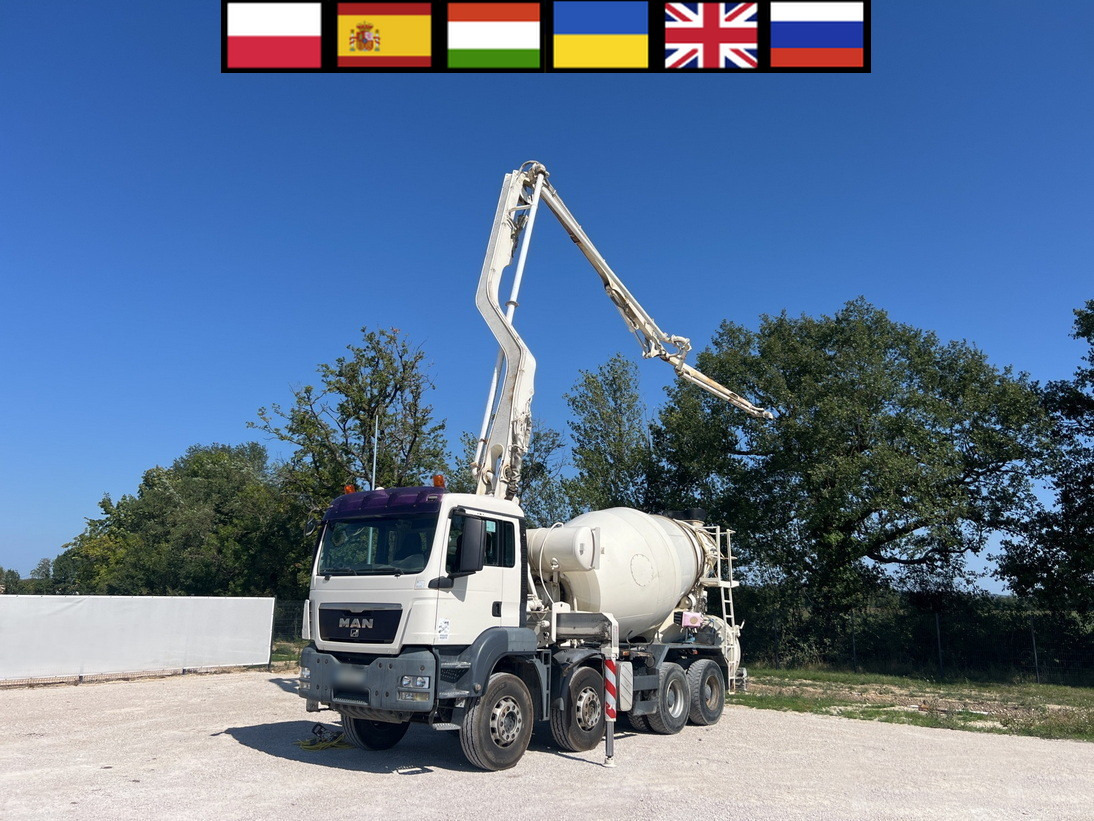 MAN TGS 32.400 8x4 Concrete Mixer Pump truck / 426 MTH !!! / 18 meters - Xe bơm bê tông: hình 1 MAN TGS 32.400 8x4 Concrete Mixer Pump truck / 426 MTH !!! / 18 meters - Xe bơm bê tông: hình 1