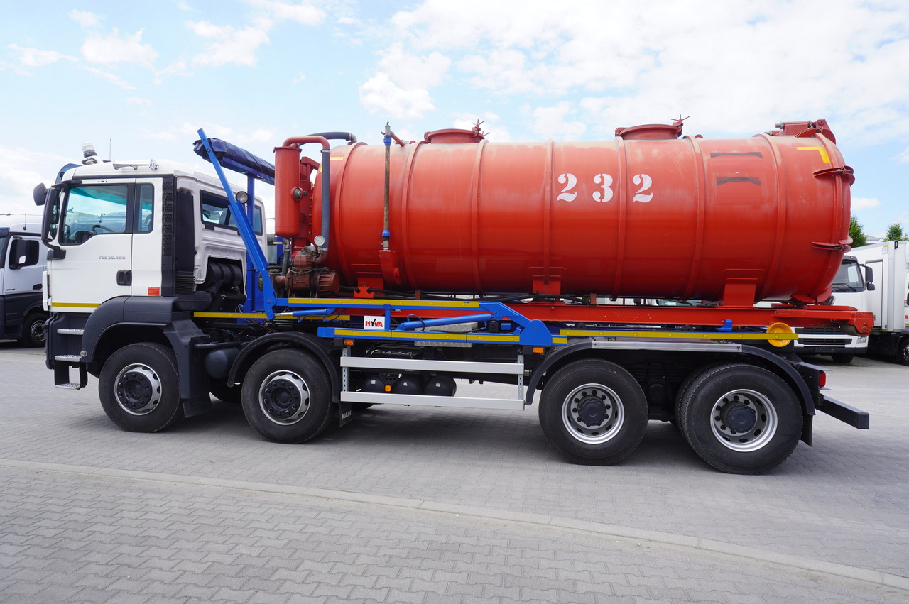 MAN TGS 35.400 8 × 4 E5 / HYVA HOOK LIFT 32.56 SE / Septic barrel 13000 L - Máy rải phân dạng lỏng: hình 4 MAN TGS 35.400 8 × 4 E5 / HYVA HOOK LIFT 32.56 SE / Septic barrel 13000 L - Máy rải phân dạng lỏng: hình 4