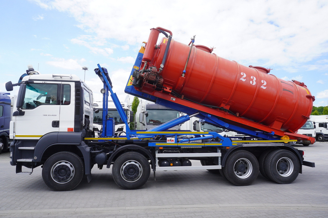 MAN TGS 35.400 8 × 4 E5 / HYVA HOOK LIFT 32.56 SE / Septic barrel 13000 L - Máy rải phân dạng lỏng: hình 3 MAN TGS 35.400 8 × 4 E5 / HYVA HOOK LIFT 32.56 SE / Septic barrel 13000 L - Máy rải phân dạng lỏng: hình 3