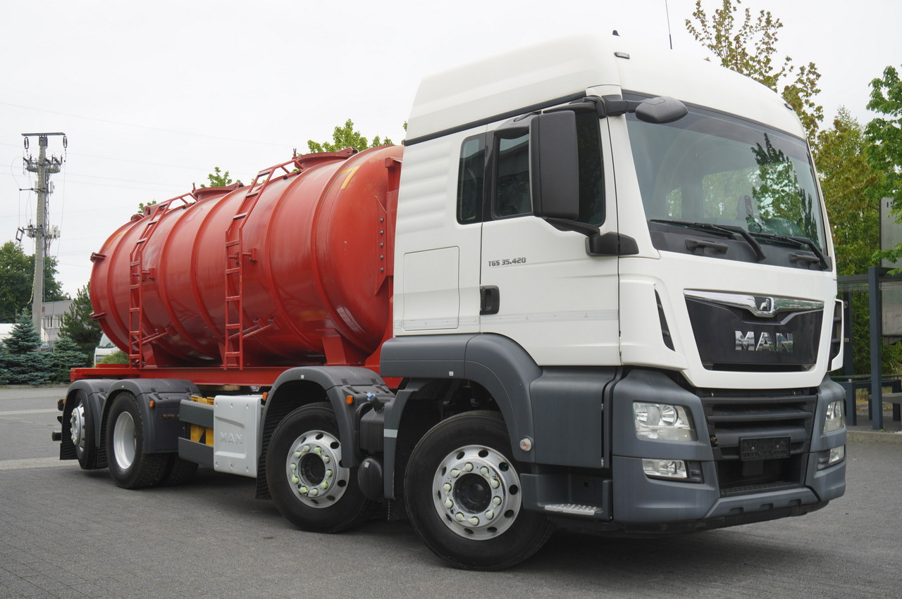 Xe bồn MAN TGS 35.420 8×2 / NEW septic barrel 13000 L / 3 steered axles: hình 6