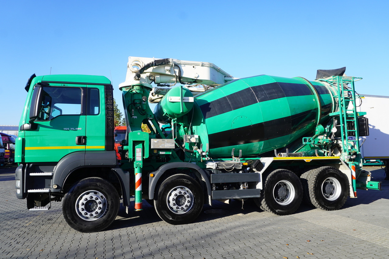 MAN TGS 35.480 8x4 Concrete Mixer Pump truck / Putzmeister M24-3 / 1600 MTH! - Xe bơm bê tông: hình 3 MAN TGS 35.480 8x4 Concrete Mixer Pump truck / Putzmeister M24-3 / 1600 MTH! - Xe bơm bê tông: hình 3