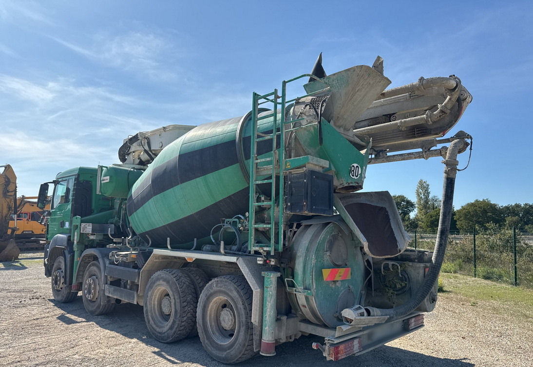 MAN TGS 35.480 8x4 Concrete Mixer Pump truck / Putzmeister M24-3 / 1600 MTH! - Xe trộn bê tông: hình 4 MAN TGS 35.480 8x4 Concrete Mixer Pump truck / Putzmeister M24-3 / 1600 MTH! - Xe trộn bê tông: hình 4