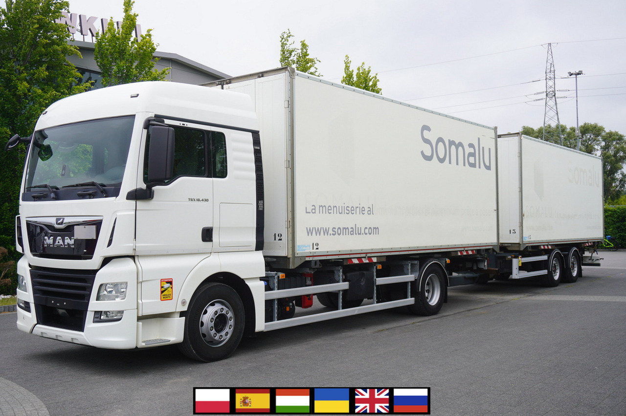 MAN TGX 18.430 / 18 EPAL box / Fruehauf 18 EPAL box trailer / 2021 - Xe tải hộp: hình 1 MAN TGX 18.430 / 18 EPAL box / Fruehauf 18 EPAL box trailer / 2021 - Xe tải hộp: hình 1