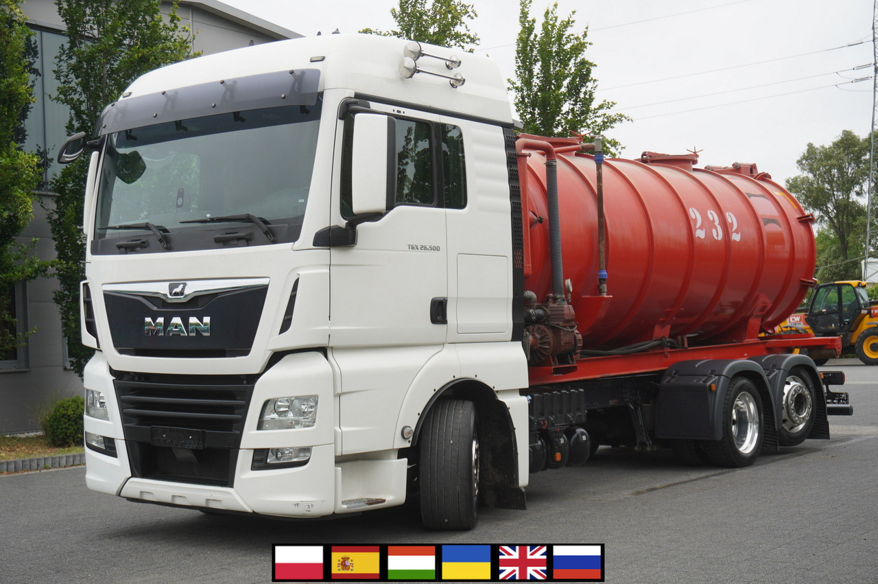 MAN TGX 26.500 / NEW Stal Septic barrel 13000 l / steering 3rd axle - Máy rải phân dạng lỏng: hình 1 MAN TGX 26.500 / NEW Stal Septic barrel 13000 l / steering 3rd axle - Máy rải phân dạng lỏng: hình 1