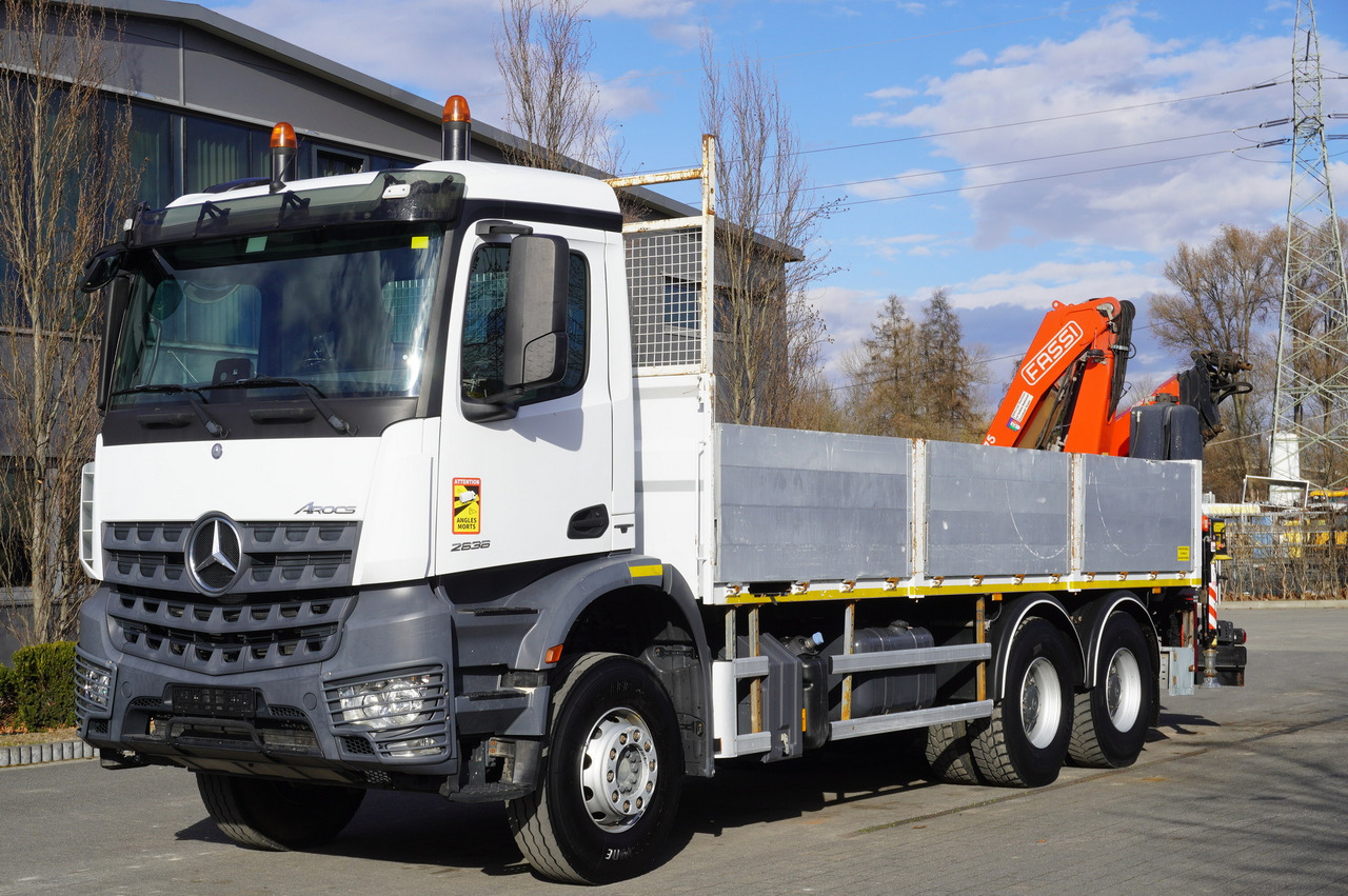 MERCEDES-BENZ AROCS 2636 Flatbed / HDS FASSI F175 7.7 T / 150,000 km - Xe cẩu tự hành: hình 2 MERCEDES-BENZ AROCS 2636 Flatbed / HDS FASSI F175 7.7 T / 150,000 km - Xe cẩu tự hành: hình 2