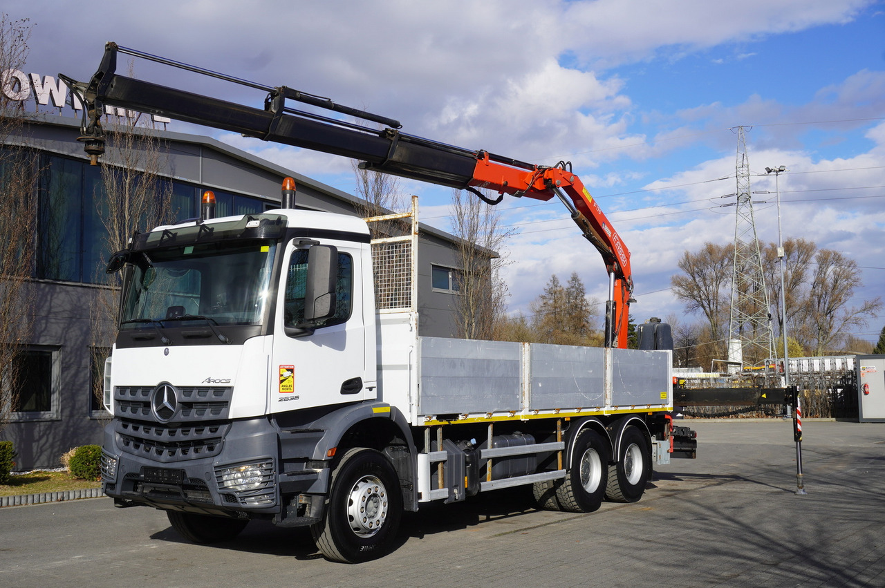 MERCEDES-BENZ AROCS 2636 Flatbed / HDS FASSI F175 7.7 T / 150,000 km - Xe cẩu tự hành: hình 1 MERCEDES-BENZ AROCS 2636 Flatbed / HDS FASSI F175 7.7 T / 150,000 km - Xe cẩu tự hành: hình 1