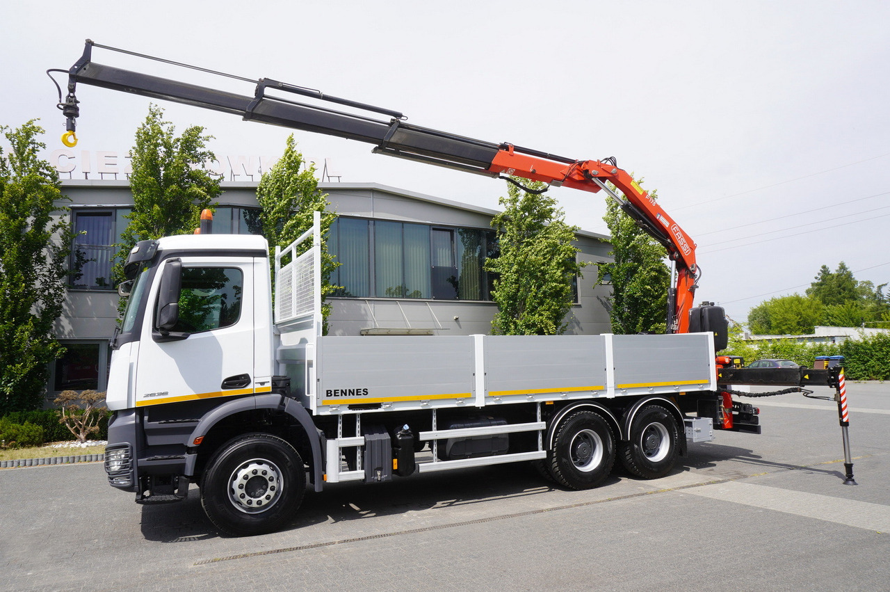 MERCEDES-BENZ AROCS 2636 Flatbed / HDS FASSI F175 7.7 T / 150,000 km - Cẩu bánh lốp: hình 4 MERCEDES-BENZ AROCS 2636 Flatbed / HDS FASSI F175 7.7 T / 150,000 km - Cẩu bánh lốp: hình 4