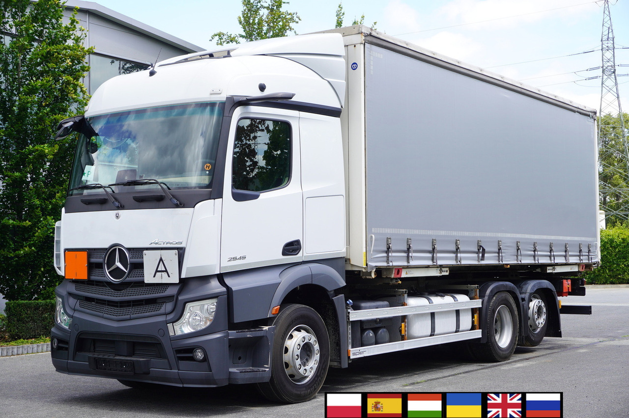 MERCEDES-BENZ Actros 2545 6×2 MP5 / ADR AT / Curtainsider 18 EPAL - Xe tải thùng mui bạt: hình 1 MERCEDES-BENZ Actros 2545 6×2 MP5 / ADR AT / Curtainsider 18 EPAL - Xe tải thùng mui bạt: hình 1