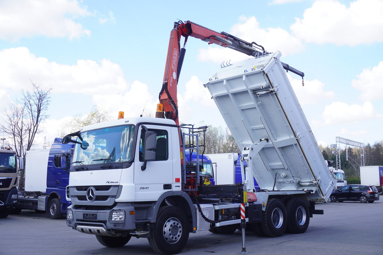 MERCEDES-BENZ Actros 2641 6×4 E5 / Crane / Dumper / 110000 km! - Xe tải thùng lửng/ Phẳng, Xe cẩu tự hành: hình 2 MERCEDES-BENZ Actros 2641 6×4 E5 / Crane / Dumper / 110000 km! - Xe tải thùng lửng/ Phẳng, Xe cẩu tự hành: hình 2