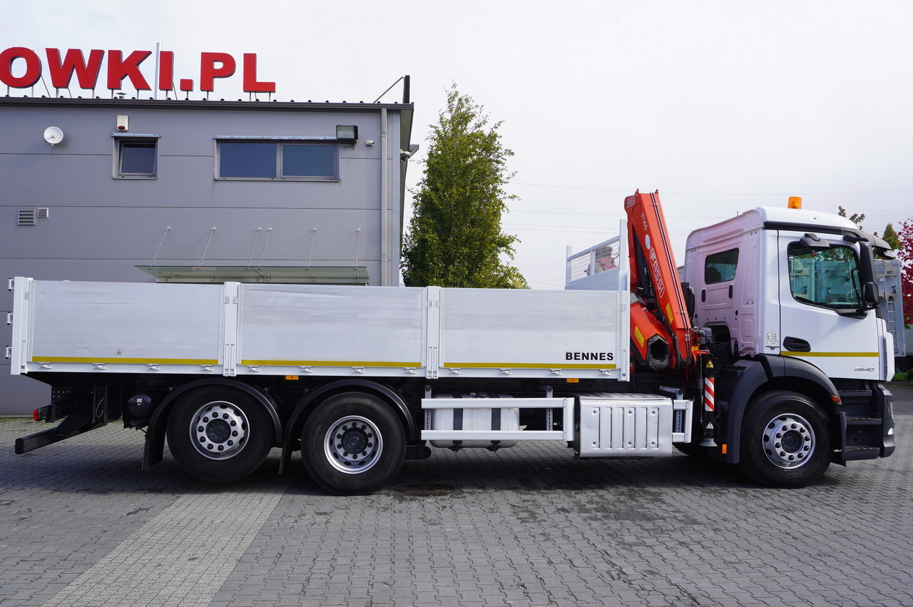 MERCEDES-BENZ Antos 2540 / Flatbed 15 EPAL / Fassi F165 / 6.1 t / 8 m reach / remote control / rotator / 1600 MTH / steered axle - Xe tải thùng lửng/ Phẳng, Xe cẩu tự hành: hình 3 MERCEDES-BENZ Antos 2540 / Flatbed 15 EPAL / Fassi F165 / 6.1 t / 8 m reach / remote control / rotator / 1600 MTH / steered axle - Xe tải thùng lửng/ Phẳng, Xe cẩu tự hành: hình 3