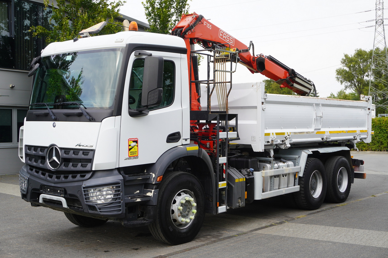 MERCEDES-BENZ Arocs 2636 / 6x4 / HDS Fassi / 3-Way Tipper / Bortmatic - Xe cẩu tự hành: hình 4 MERCEDES-BENZ Arocs 2636 / 6x4 / HDS Fassi / 3-Way Tipper / Bortmatic - Xe cẩu tự hành: hình 4