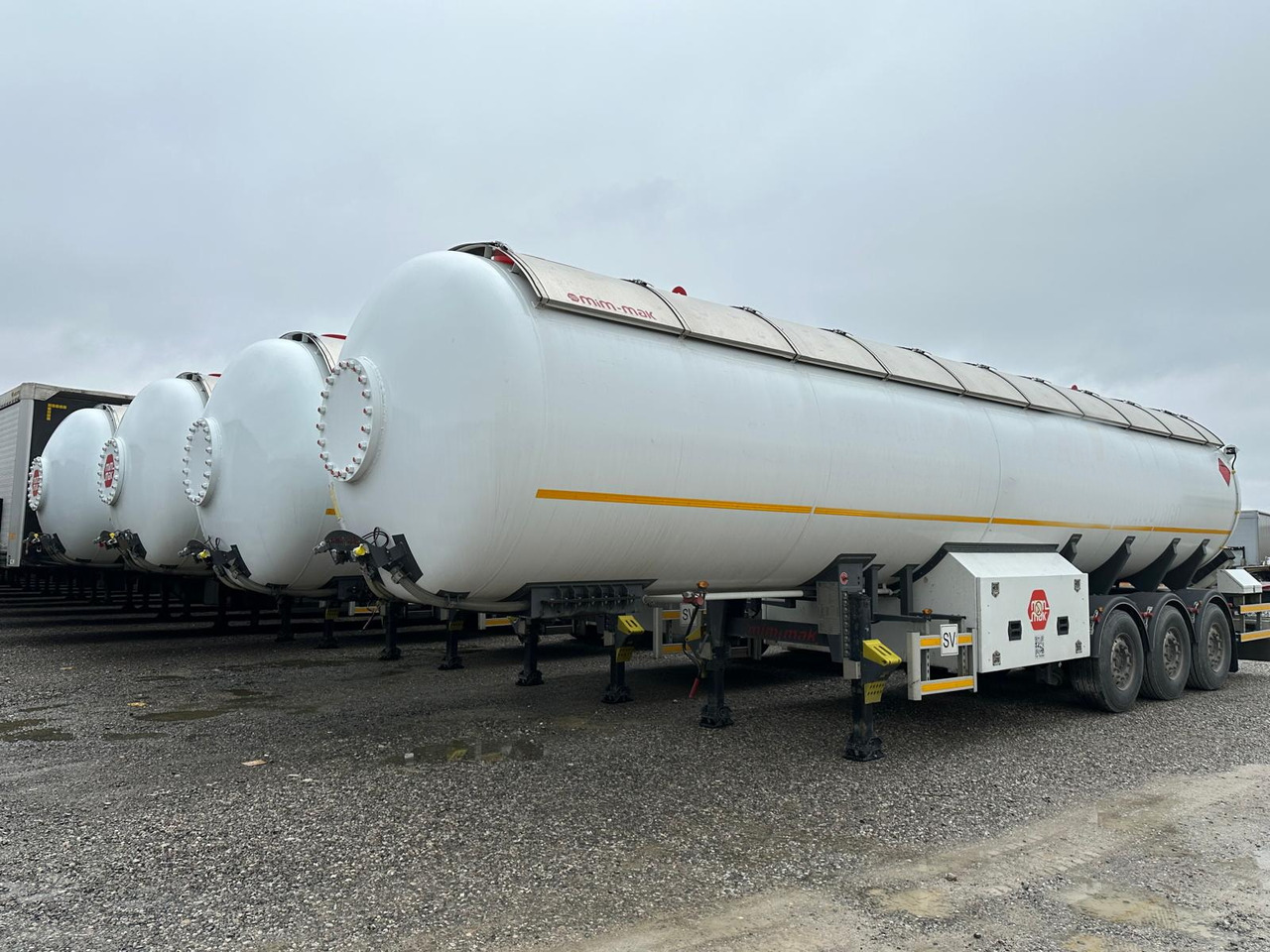 MIMMAK Gas tank semi-trailer MM312 / 2024 / 4 units - Sơ mi rơ moóc bồn: hình 2 MIMMAK Gas tank semi-trailer MM312 / 2024 / 4 units - Sơ mi rơ moóc bồn: hình 2
