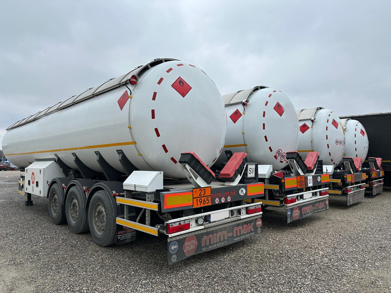MIMMAK Gas tank semi-trailer MM312 / 2024 / 4 units - Sơ mi rơ moóc bồn: hình 1 MIMMAK Gas tank semi-trailer MM312 / 2024 / 4 units - Sơ mi rơ moóc bồn: hình 1