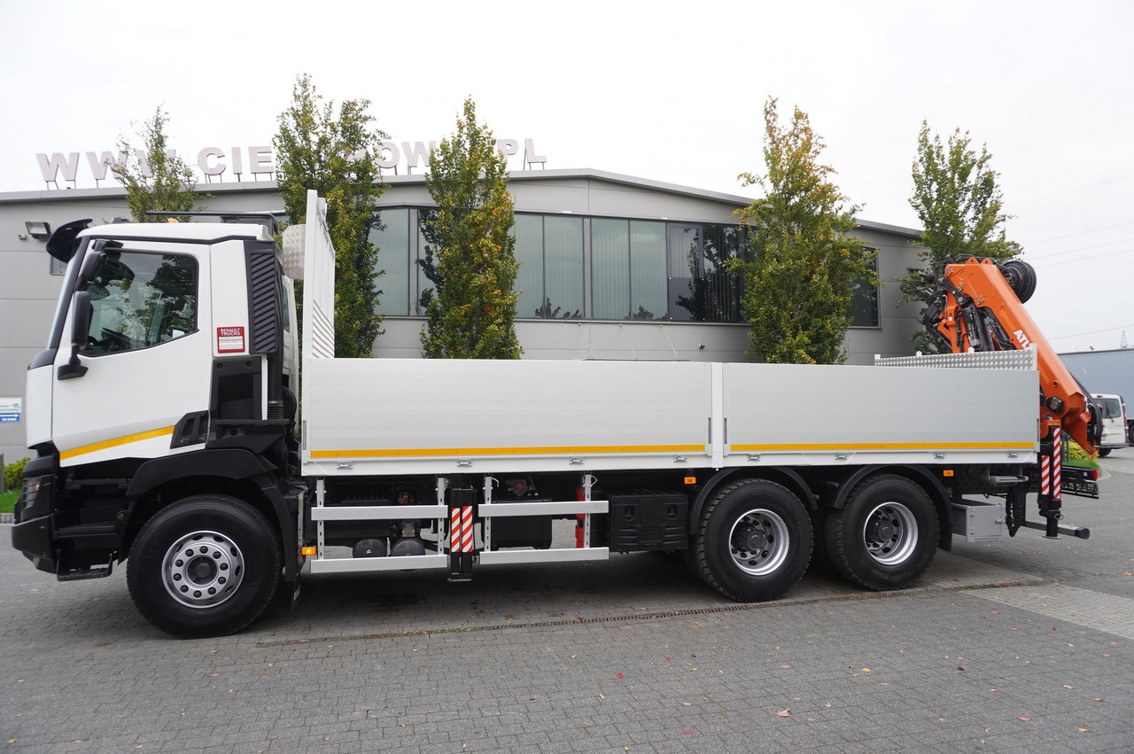 RENAULT C380 Comfort 6x4 / Atlas 172.3E crane / Range 12.3 m / capacity 6.1 t / Flatbed 17 EPAL - Xe cẩu tự hành: hình 4 RENAULT C380 Comfort 6x4 / Atlas 172.3E crane / Range 12.3 m / capacity 6.1 t / Flatbed 17 EPAL - Xe cẩu tự hành: hình 4