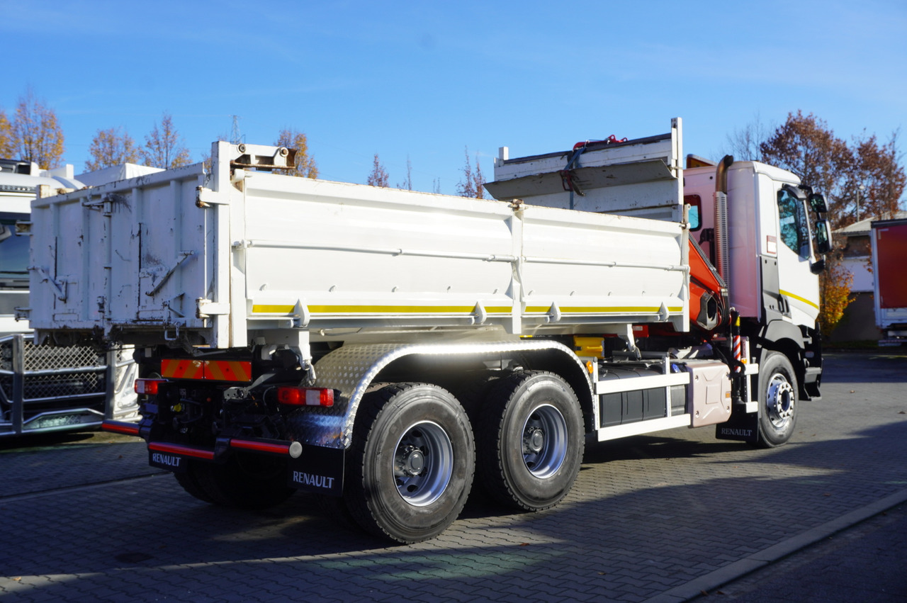 RENAULT C380 E6 6×4 / HDS Fassi F135 2700 MTH / Range 8 m / 5.6 t lifting capacity / 3-side tipper / Bortmatic - Xe ben, Xe cẩu tự hành: hình 4 RENAULT C380 E6 6×4 / HDS Fassi F135 2700 MTH / Range 8 m / 5.6 t lifting capacity / 3-side tipper / Bortmatic - Xe ben, Xe cẩu tự hành: hình 4