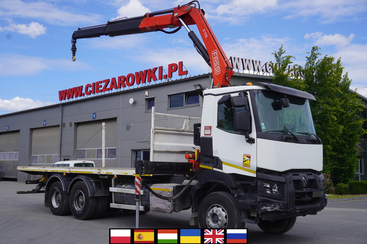 RENAULT K380 6x4 / FASSI F175 crane 7.85 t / 120 thousand km! - Xe cẩu tự hành: hình 3 RENAULT K380 6x4 / FASSI F175 crane 7.85 t / 120 thousand km! - Xe cẩu tự hành: hình 3
