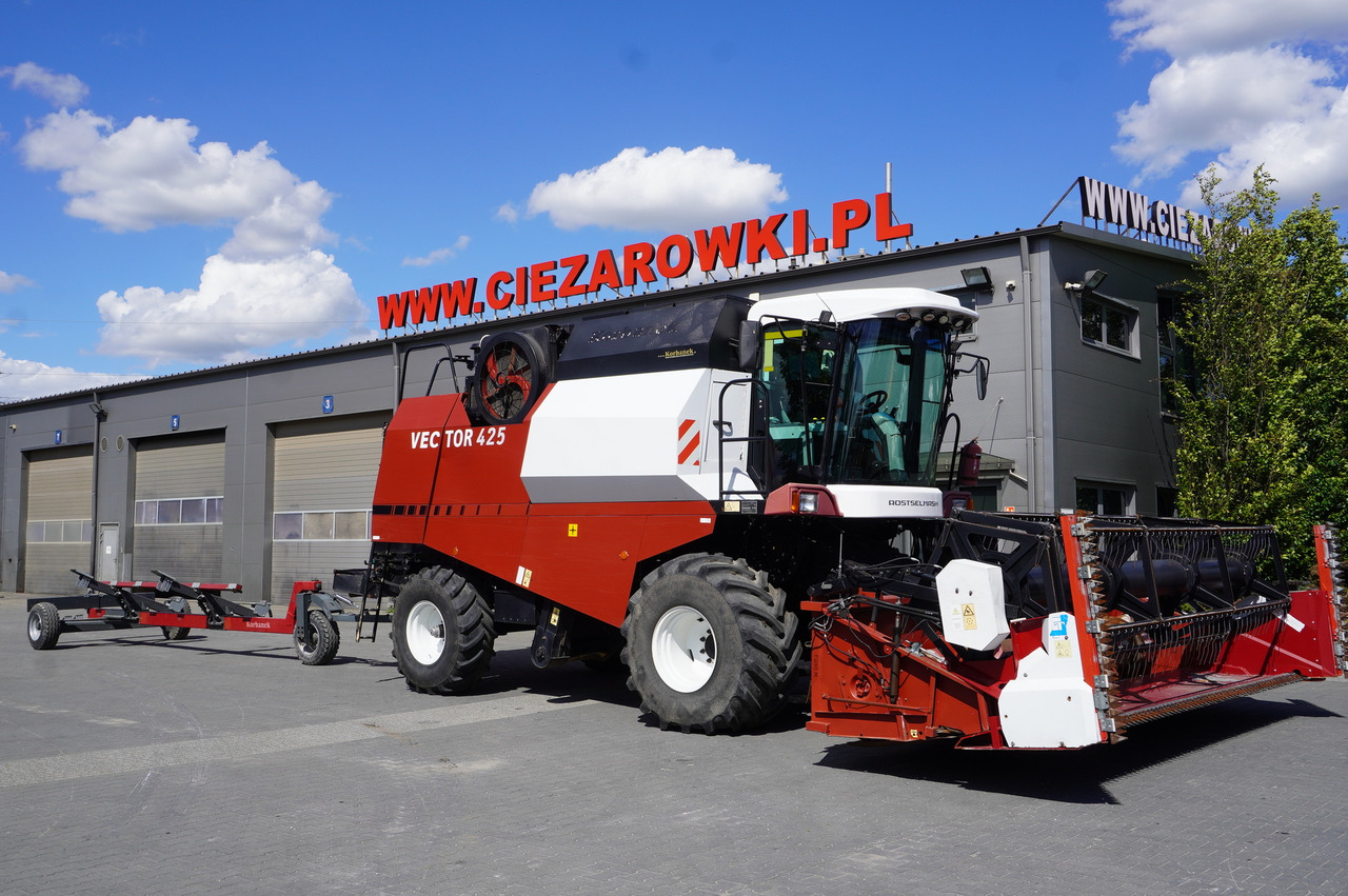 ROSTSELMASH VECTOR 425 RSM-101 grain harvester + Header 5 m + rapeseed harvesting extension / 2300 MTH - Máy gặt đập: hình 2 ROSTSELMASH VECTOR 425 RSM-101 grain harvester + Header 5 m + rapeseed harvesting extension / 2300 MTH - Máy gặt đập: hình 2