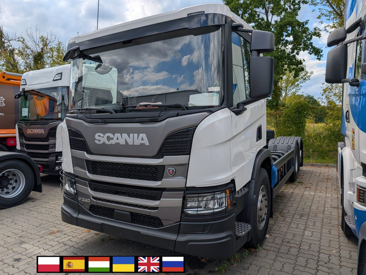 SCANIA P 340 B6x2*4NA / chassis frame / steering axle / CNG - Xe tải khung gầm: hình 1 SCANIA P 340 B6x2*4NA / chassis frame / steering axle / CNG - Xe tải khung gầm: hình 1