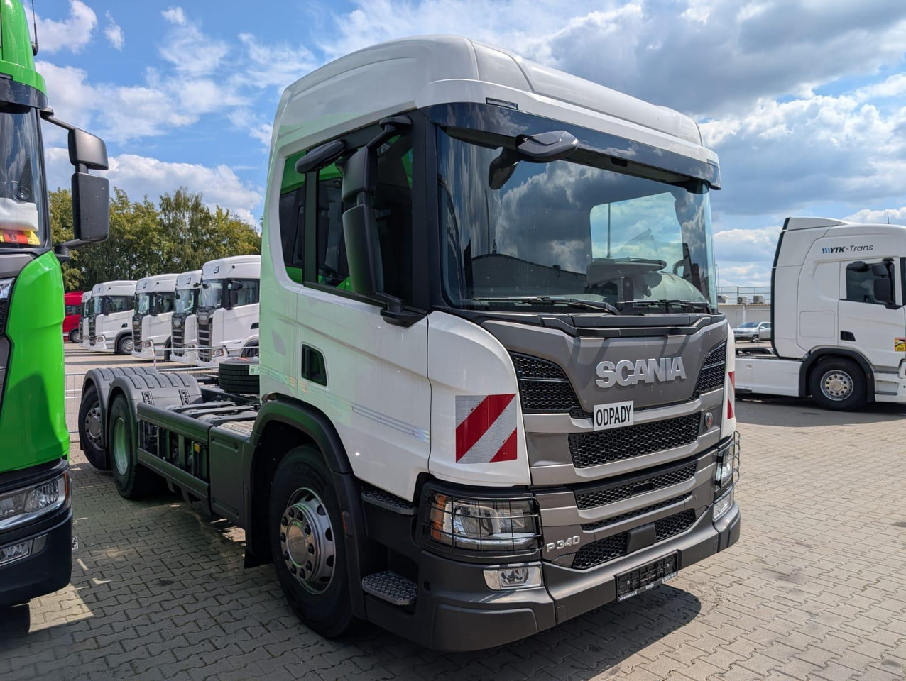 SCANIA P 340 B6x2*4NA / chassis frame / steering axle / CNG / large cab / 8 units - Xe tải khung gầm: hình 2 SCANIA P 340 B6x2*4NA / chassis frame / steering axle / CNG / large cab / 8 units - Xe tải khung gầm: hình 2