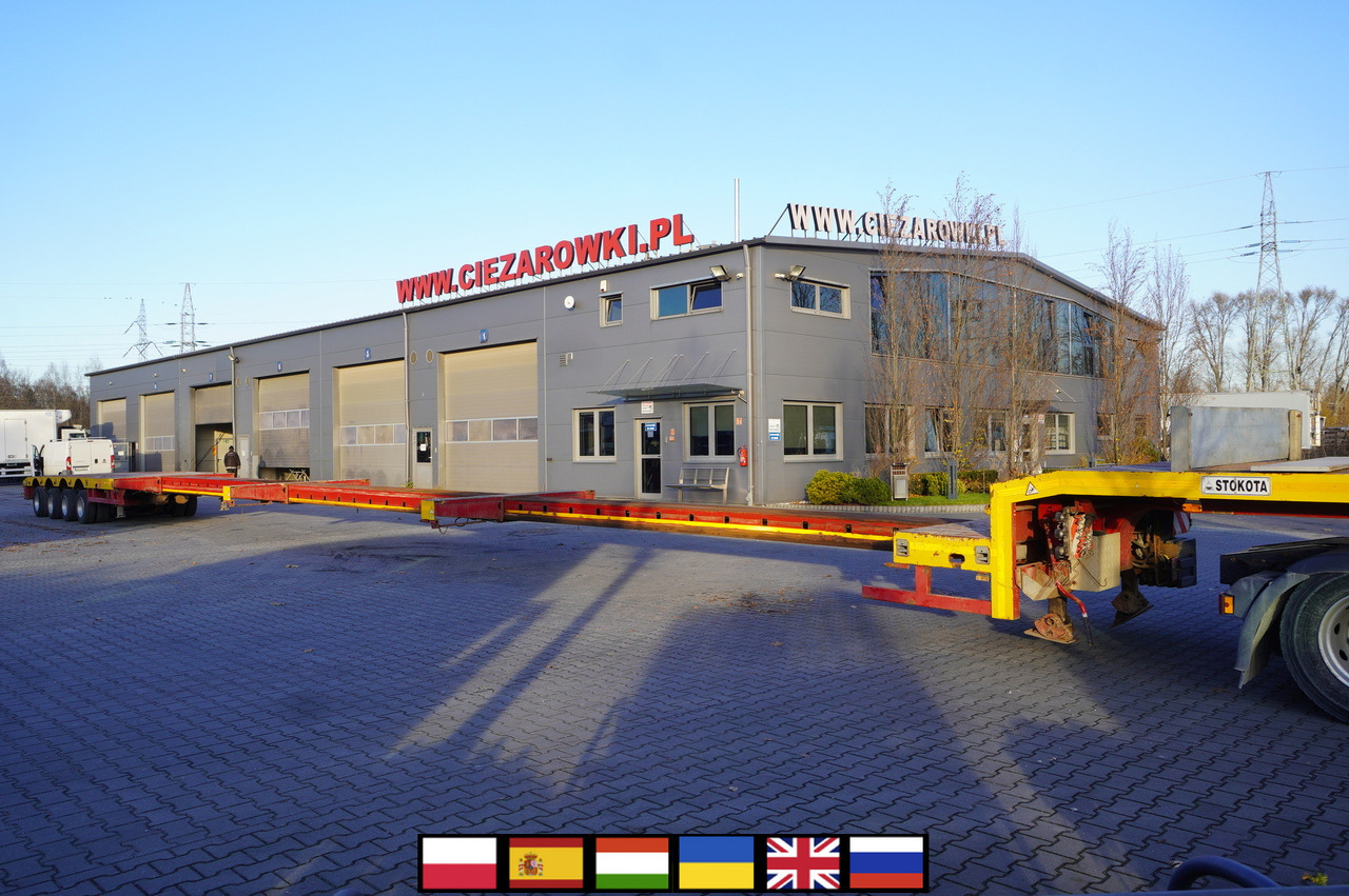 STOKOTA S4T.H4-01 / 36 m max length / 4 steering axles / Remote control - Sơ mi rơ moóc thùng thấp: hình 1 STOKOTA S4T.H4-01 / 36 m max length / 4 steering axles / Remote control - Sơ mi rơ moóc thùng thấp: hình 1