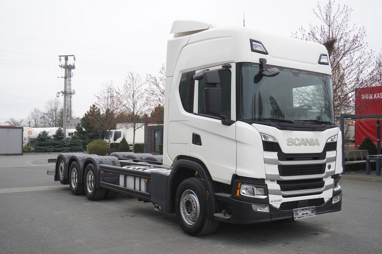 Scania G540 8x4 / Chassis 8.7 m / Steered axle / 2021 - Xe tải khung gầm: hình 1 Scania G540 8x4 / Chassis 8.7 m / Steered axle / 2021 - Xe tải khung gầm: hình 1