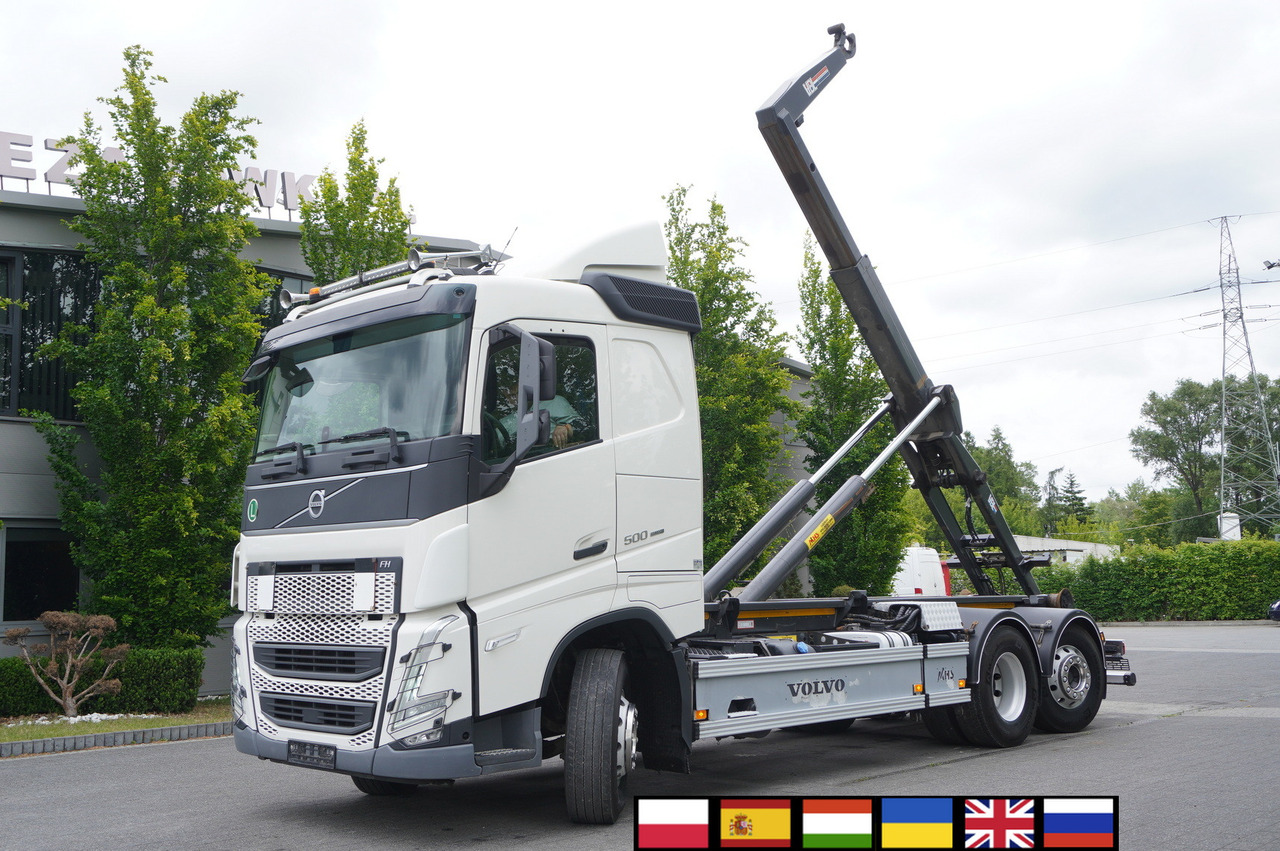 VOLVO FH 500 / VDL hooklift 21 tons / 2022 / steering 3d axle / 2 units - Xe tải nâng móc: hình 1 VOLVO FH 500 / VDL hooklift 21 tons / 2022 / steering 3d axle / 2 units - Xe tải nâng móc: hình 1