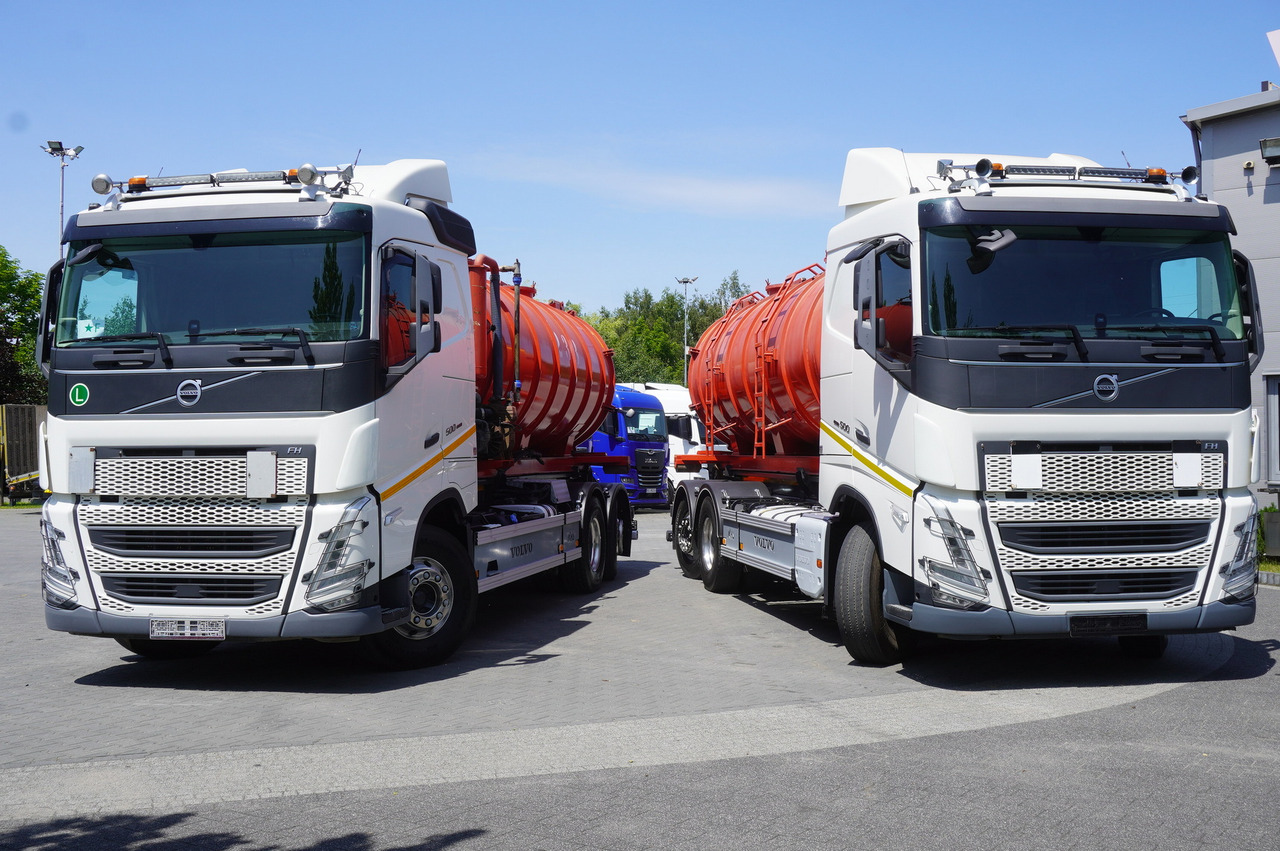 VOLVO Volvo FH 500 / Septic barrel 13000 l / Hook lift 21 t / 2022 / 3rd axle steered / 2 units - Máy rải phân dạng lỏng: hình 3 VOLVO Volvo FH 500 / Septic barrel 13000 l / Hook lift 21 t / 2022 / 3rd axle steered / 2 units - Máy rải phân dạng lỏng: hình 3