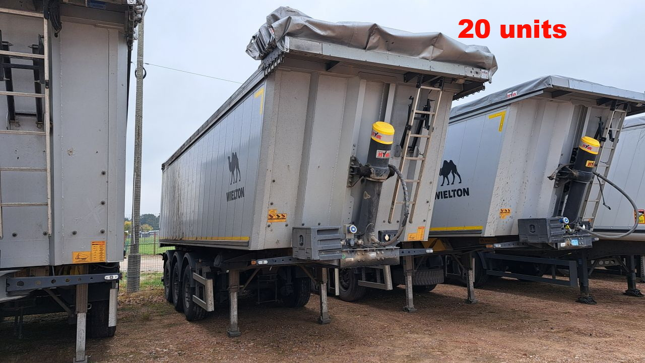 WIELTON NW-3 / weight 6.2 t / capacity 38m3 / Electrically folded roof / Teflon / 20 units, 2022 - Sơ mi rơ moóc ben: hình 2 WIELTON NW-3 / weight 6.2 t / capacity 38m3 / Electrically folded roof / Teflon / 20 units, 2022 - Sơ mi rơ moóc ben: hình 2