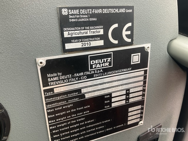 2010 Deutz Agrotron L720 4WD Tractor - Máy cày: hình 3 2010 Deutz Agrotron L720 4WD Tractor - Máy cày: hình 3