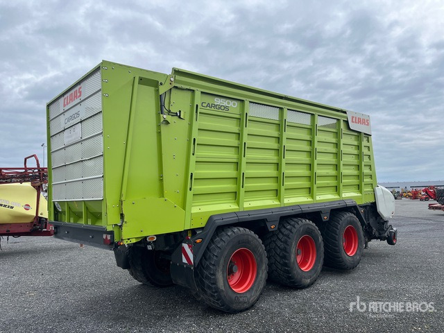 2018 Claas Cargos 9500 Tri/A Silage Wagon - Xe kéo tự chất hàng: hình 4 2018 Claas Cargos 9500 Tri/A Silage Wagon - Xe kéo tự chất hàng: hình 4