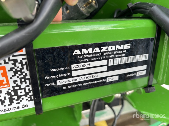 2022 Amazone ZA-X 903 Easy Fertilizer Spreader - Dàn băm cỏ/ Mulcher: hình 3 2022 Amazone ZA-X 903 Easy Fertilizer Spreader - Dàn băm cỏ/ Mulcher: hình 3