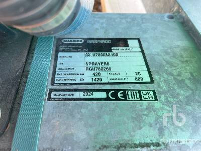 MASCHIO GASPARDO SAURO 800/10 10 m (Unused) - Máy xịt: hình 5 MASCHIO GASPARDO SAURO 800/10 10 m (Unused) - Máy xịt: hình 5