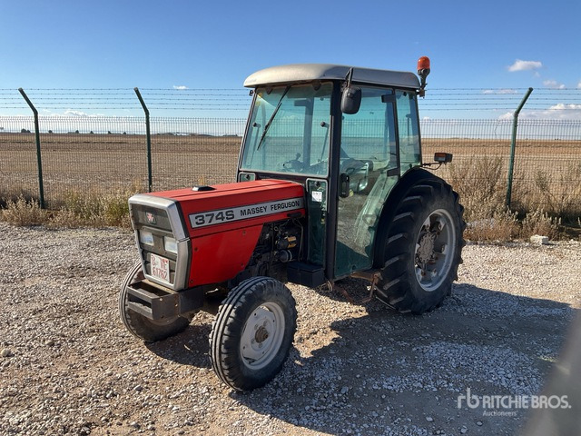 1997 Massey Ferguson 374S 2WD Tractor - Máy cày: hình 2 1997 Massey Ferguson 374S 2WD Tractor - Máy cày: hình 2