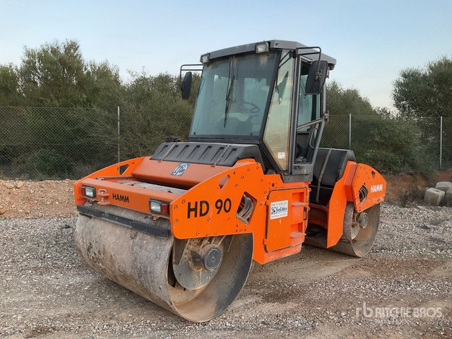 2005 Hamm HD90 Double Drum Roller - Máy lăn đường: hình 1 2005 Hamm HD90 Double Drum Roller - Máy lăn đường: hình 1