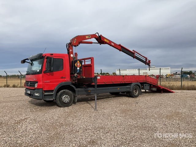 2007 Mercedes-Benz Atego 1524 2007 Toimil 120 3S 4330 kg on 4x2 Flatbed Truck with Crane - Xe tải thùng lửng/ Phẳng, Xe cẩu tự hành: hình 1 2007 Mercedes-Benz Atego 1524 2007 Toimil 120 3S 4330 kg on 4x2 Flatbed Truck with Crane - Xe tải thùng lửng/ Phẳng, Xe cẩu tự hành: hình 1