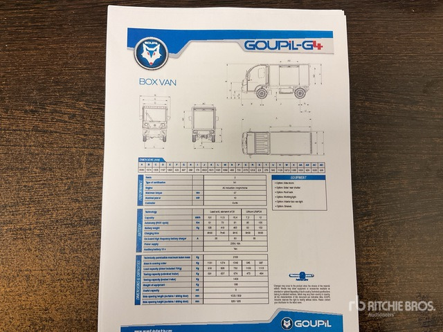 2018 Goupil G4M Electric Utility Vehicle - Tiện ích/ Xe đặc dụng: hình 5 2018 Goupil G4M Electric Utility Vehicle - Tiện ích/ Xe đặc dụng: hình 5