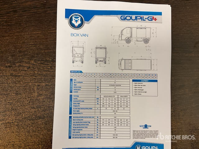 2019 Goupil G4M Electric Utility Vehicle - Tiện ích/ Xe đặc dụng: hình 5 2019 Goupil G4M Electric Utility Vehicle - Tiện ích/ Xe đặc dụng: hình 5