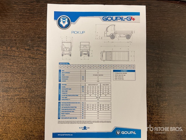 2020 Goupil G4M Electric Utility Vehicle - Tiện ích/ Xe đặc dụng: hình 5 2020 Goupil G4M Electric Utility Vehicle - Tiện ích/ Xe đặc dụng: hình 5