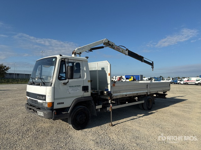 1996 DAF 150E2 PM 4622 2000 kg on 4x2 Flatbed Truck with Crane - Xe tải thùng lửng/ Phẳng, Xe cẩu tự hành: hình 2 1996 DAF 150E2 PM 4622 2000 kg on 4x2 Flatbed Truck with Crane - Xe tải thùng lửng/ Phẳng, Xe cẩu tự hành: hình 2