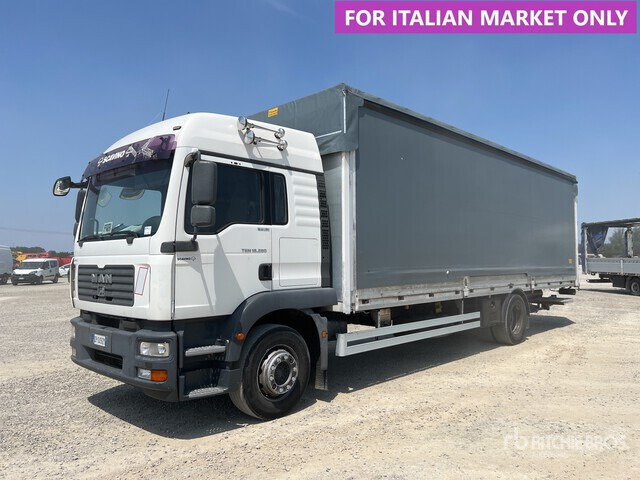 2008 MAN TGM18.280 4x2 Curtain Side Truck - Dàn băm cỏ/ Mulcher: hình 2 2008 MAN TGM18.280 4x2 Curtain Side Truck - Dàn băm cỏ/ Mulcher: hình 2