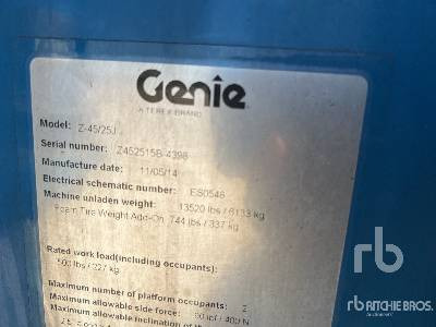GENIE Z-45/25J - Xe nâng người nhiều khớp nối: hình 5 GENIE Z-45/25J - Xe nâng người nhiều khớp nối: hình 5