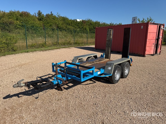 1995 Moiroud TR2000A T/A Remorque 2 Essieux Equipment Trailer - Rơ moóc thùng thấp: hình 2 1995 Moiroud TR2000A T/A Remorque 2 Essieux Equipment Trailer - Rơ moóc thùng thấp: hình 2