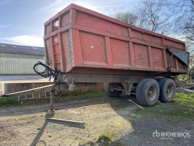 2001 Godimat GM150 T/A End Dump Benne A Cereales 2 ... Grain Trailer - Dàn băm cỏ/ Mulcher: hình 2 2001 Godimat GM150 T/A End Dump Benne A Cereales 2 ... Grain Trailer - Dàn băm cỏ/ Mulcher: hình 2